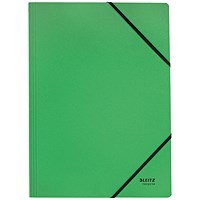 Leitz Recycle A4 Elasticated Folder, Green, Pack of 10