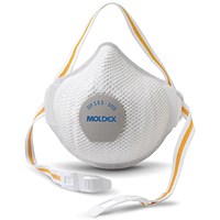 Moldex 3408 FFP3Vrd Valved Mask, White, Pack of 5