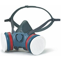 Moldex 7122 A1P2 Half Mask, Grey & Blue, Medium