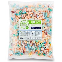 Moldex 7860 Spark Plug Earplug Dispenser Refill Pack, Assoretd Colours, Pack of 500