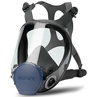 Moldex 9002 Full Face Mask, Grey & Blue, Medium