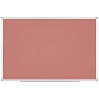 Bi-Office Ayda Magnetic Terracotta Board, 900 x 600mm, Lacquered Steel Surface, Aluminium Frame