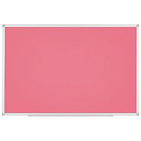 Bi-Office Ayda Magnetic Fuchsia Board, 900 x 600mm, Lacquered Steel Surface, Aluminium Frame
