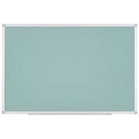 Bi-Office Ayda Magnetic Olive Tree Board, 900 x 600mm, Lacquered Steel Surface, Aluminium Frame