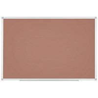 Bi-Office Ayda Magnetic Chestnut Board, 1200 x 900mm, Lacquered Steel Surface, Aluminium Frame