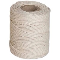 Flexocare Cotton Twine 125g Medium White (Pack of 12) 77658008 Flexocare Cotton Twine 125g Medium White (Pack of 12) 77658008