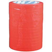 Polypropylene Tape 9mmx66m Red (Pack of 16) 70521252