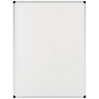 Bi-Office Earth Kyoto Double-Sided Magnetic Drywipe Easel Panel, 750x1050mm, Aluminium Frame
