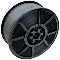 Medium Duty Polypropylene Strapping 12mmx0.75mmx1200m Black TENSO1275BK