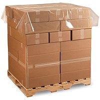 Pallet Top Sheets, 750/150x1500mm, 15micron Roll, Clear, Pack of 500 Pallet Top Sheets, 750/150x1500mm, 15micron Roll, Clear, Pack of 500