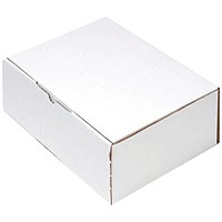 Mailing Box, W220xD110xH80mm, White, Pack of 25 Mailing Box, W220xD110xH80mm, White, Pack of 25