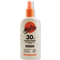 Malibu SPF 30 Sun Lotion Spray 200ml