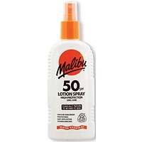 Malibu SPF 50 Sun Lotion Spray 200ml