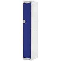 Single Compartment Locker 300x300x1800mm Blue Door