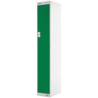 Single Compartment Locker 300x300x1800mm Green Door