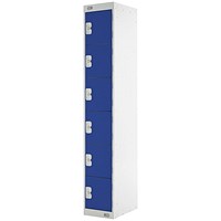 Six Compartment Locker 300x300x1800mm Blue Door