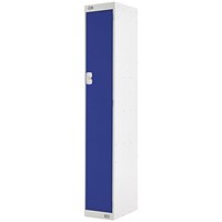 Single Compartment Locker 300x450x1800mm Blue Door