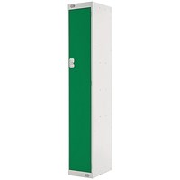 Single Compartment Locker, 300x450x1800mm, Green Door
