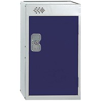 One Compartment Quarto Locker 300x300x511mm Blue Door