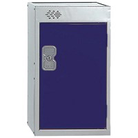One Compartment Quarto Locker, 300x450x511mm, Blue Door One Compartment Quarto Locker, 300x450x511mm, Blue Door
