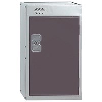 One Compartment Quarto Locker 300x450x511mm Dark Grey Door