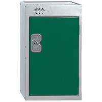 One Compartment Quarto Locker 300x450x511mm Green Door