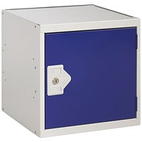 One Compartment Cube Locker, 380x380x380mm, Blue Door