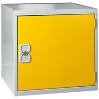 One Compartment Cube Locker 450x450x450mmm Yellow Door
