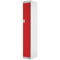 One Compartment Express Standard Locker, 300x450x1800mm, Red Door