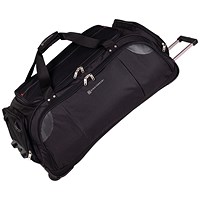 Gino Ferrari Trekker Wheeled Holdall, 95 Litres, Black