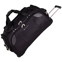 Gino Ferrari Trekker Wheeled Holdall, 78.5 Litres, Black