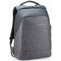 Gino Ferrari Zeus 15.6 Inch Laptop Backpack, 325x150x450mm, Grey