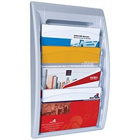 Fast Paper Oversized Quickfit Wall Display Silver