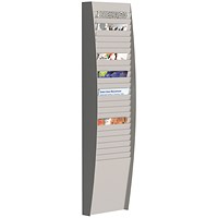 Fast Paper A4 Document Control Panel 25 Compartments Grey
