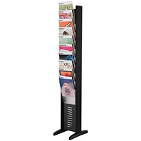 Fast Paper A4 10 Compartment Display Black 278.01