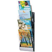 Fast Paper Maxi System Wall Display 4xA4 Clear Pockets