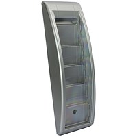 Fast Paper Quick Fit System Wall Display 5xA5 Silver 4063.35 Fast Paper Quick Fit System Wall Display 5xA5 Silver 4063.35