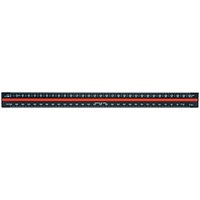 Linex Scale Ruler, Triangular, Aluminium, Colour-coded, 1-1 to 1-2500, 300mm
