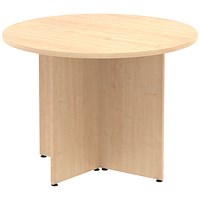 Impulse Arrowhead Circular Table, 1200mm, Maple