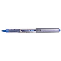 Uni-Ball Eye UB157 Rollerball Pen, Med, 0.7mm Tip, 0.5mm Line, Blue, Pack of 12