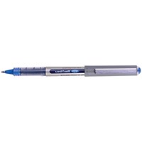 Uni-ball Eye UB157 Rollerball Pen, Med, 0.7mm Tip, 0.5mm Line, Blue, Pack of 12