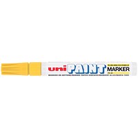 Unipaint PX-20 Paint Marker Medium Bullet Yellow (Pack of 12)