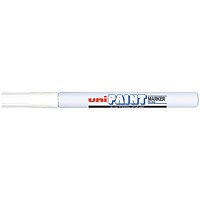 Unipaint PX-203 Paint Marker Fine Bullet White (Pack of 12)