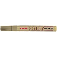 Uni-Ball UniPAINT Marker PX20 Permanent Gold (Pack of 12)
