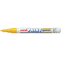 Uni-Ball Uni Paint PX-21 Marker Fine Yellow (Pack of 12)