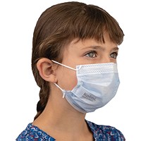 Op-Air Medical Face Mask with Earloops, Type II, Kids 5-12 Years, 12x50, Pack of 600