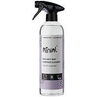 Miniml Anti-Bac Surface Cleaner, French Lavender, 750ml, Pack of 6