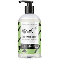 Miniml Hand Wash, Cucumber Aloe Vera, 500ml