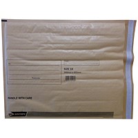 GoSecure Bubble Envelopes, Size 10 340x435mm, Gold, Pack of 50