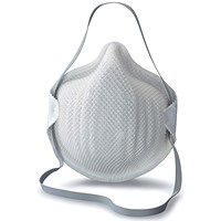 Moldex 2360 FFP1 Nr D Mask, White, Pack of 20 Moldex 2360 FFP1 Nr D Mask, White, Pack of 20